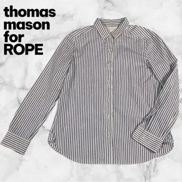 로페 x 토마스 메이슨 콜라보 셔츠 스트라이프 셔츠