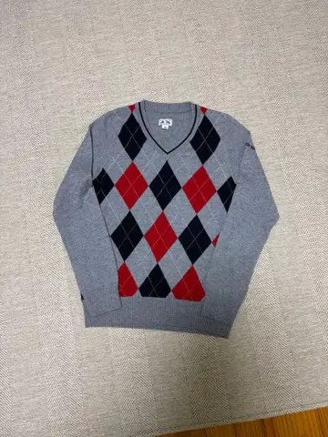 아가일 무늬 adidas 니트 ROKU Ron Herman CLANE