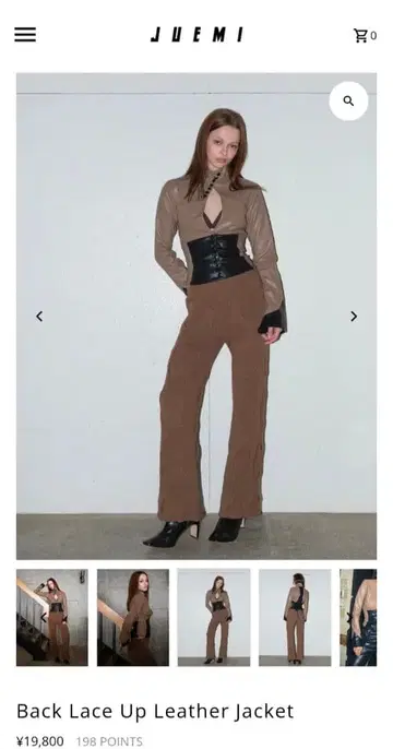 택 포함 새상품 Juemi 가죽 자켓 덤 머리핀 포함