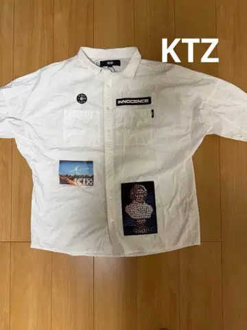 KTZ INNOCENCE 패치워크 화이트 셔츠