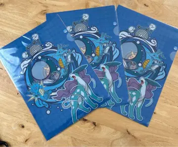 포켓몬 센터 출장소 이온몰 도쿠시마 한정품 클리어 파일 미개봉 새상품