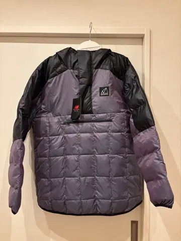 뉴발란스 다운 자켓 퍼플/블랙