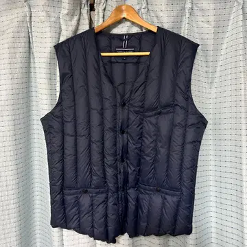 TOMMY HILFIGER 네이비 다운 베스트 XL