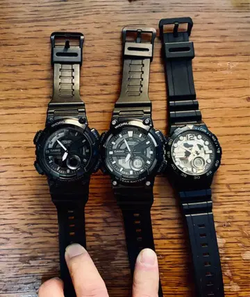 CASIO G-SHOCK 타입 손목시계 3세트