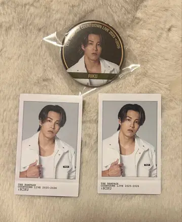 RIKU THE RAMPAGE 란페 카우콘 스티커 카드 캔뱃지