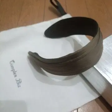 컴플렉스 비즈 브라운 머리띠