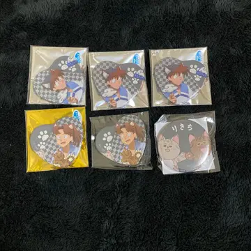 도이 한스케 야마다 리키치 캔뱃지