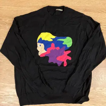 FRAPBOIS 코튼 스웨터 블랙