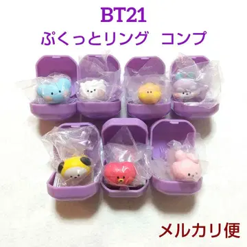 BTS BT21 푹신푹신 반지 컴플리트 세트