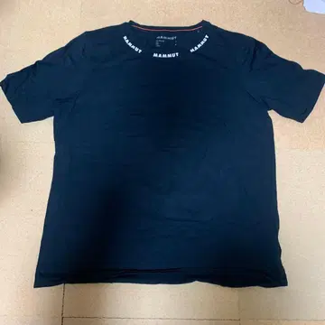 마무트 t셔츠 블랙 사이즈xl 남성용