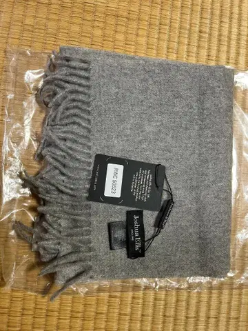 Joshua Ellis 캐시미어 스카프 미드 그레이