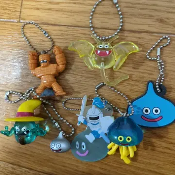 드래곤 퀘스트 몬스터 키체인 7개 세트