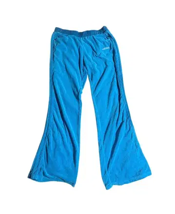 아디다스 블루 화이트 빈티지 팬츠 하의 남성/여성 y2k