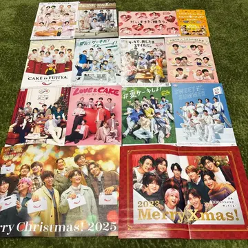 SnowMan 후지야 플라이어 카탈로그 스티커 세트 3