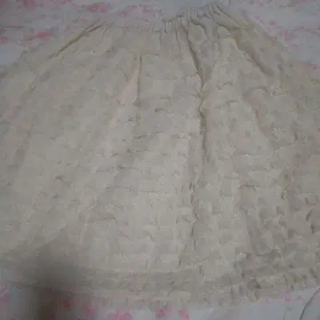 핑크하우스 레이스 소재 스커트