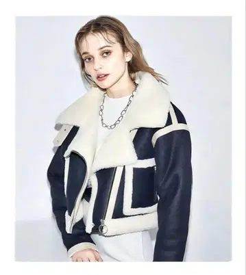 juemi 숏 무스탕 자켓