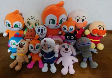 호빵맨 봉제 인형과 백 세트