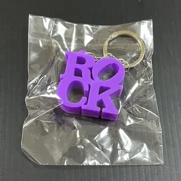 COUNTDOWN JAPAN 카운트다운 가챠 ROCK 키링 보라색