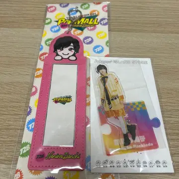 나니와단시 미치에다 슌스케 포토 카드 홀더 아크릴 스탠드