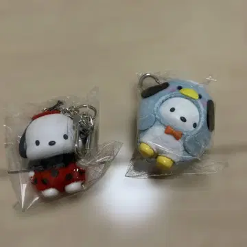 산리오 치비토모 미즈노 이키모노 무시상 포차코 2개 세트