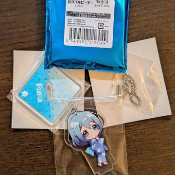 컬러풀 피치 루나 극락탕 아크릴 스탠드 키링 미니 캐릭터 아크릴 스탠드