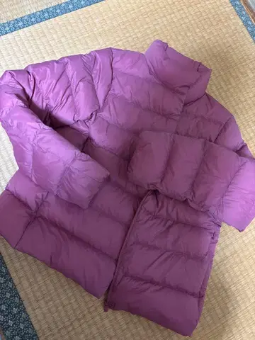 UNIQLO 울트라 라이트 다운 M 퍼플 다운 자켓