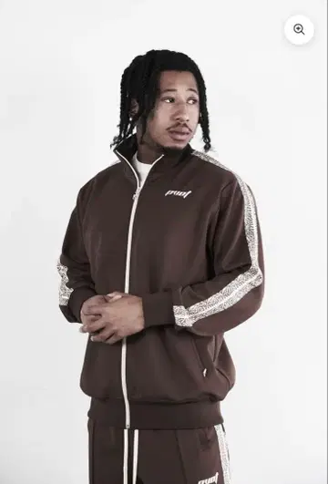 PVOT 브라운 저리 세트 XXL 트레이닝 브랜드 새상품급