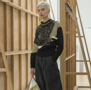 아메리 레이온 니트 라메 SPARKLE LAME KNIT 고져스