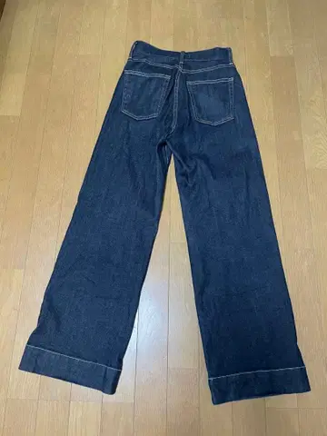 PLST 하이라이즈 와이드 데님 S 사이즈