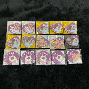 타무라 미키에몬 하마 모리이치로 사이토 타카마루 캔뱃지