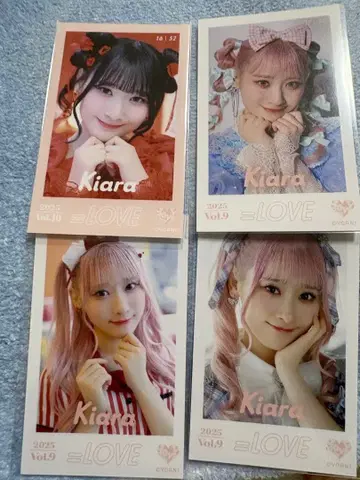 사이토 키아라 미니 사진 4점 세트 판매