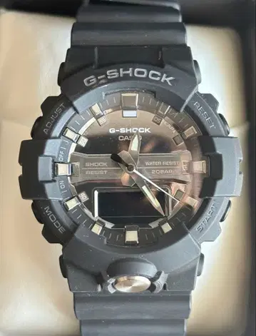 CASIO G-SHOCK 손목시계 GA-810 0MM-1A 방수 블랙