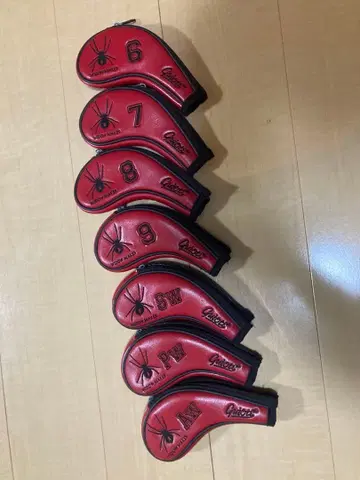 [ 레어 디자인 ] Grooves 아이언용 골프헤드커버 7세트