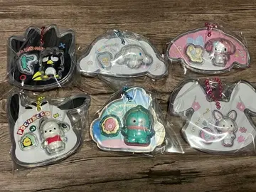 산리오 캐릭터즈 패키지 참&초코 보로 6종 세트