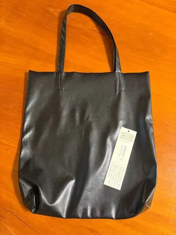 나카가와 마사시치 상점 블랙 합성 피혁 토트백