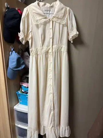 택 없음 미사용 새상품 EATME 시어 원피스