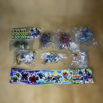 SD 건담 포스 피규어 세트 8종 세트 북 포함 미개봉