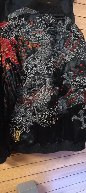 자수 자켓 MA1 리버서블