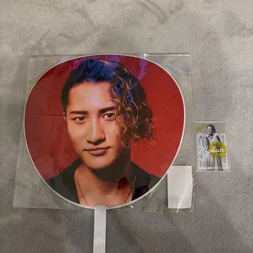 이와모토 테루 부채 클리어 스티커