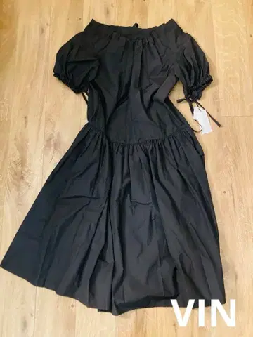 Vin 블랙 롱 원피스