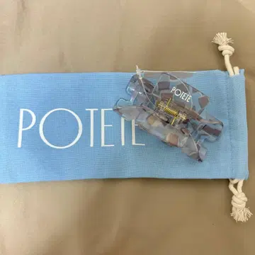 [ 새상품 미사용 ] POTETE 클리어 컬러 헤어 클립