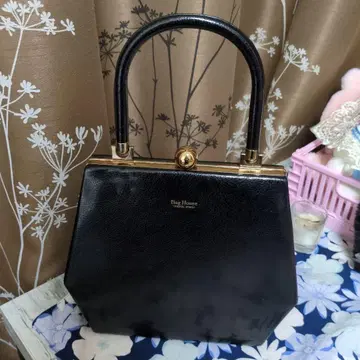 Bag House 블랙 핸드백