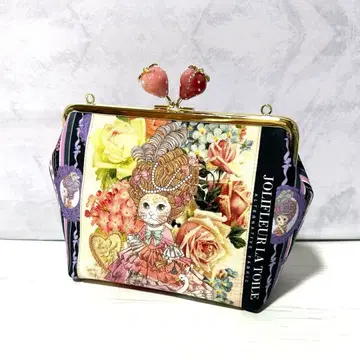 16.5cm 딸기 가마구치 조리 플뢰르 고양이 핸드메이드