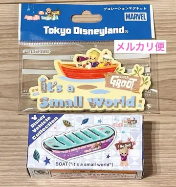 [디즈니] 잇츠 어 스몰 월드 with 그루트 마그넷 토미카