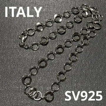 새상품급 SILVER 925 실버 목걸이 ITALY 반지 체인