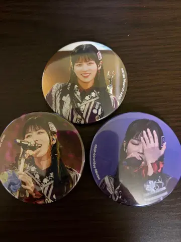 뱅드림! Roselia 미나토 유키나 캔뱃지 3개