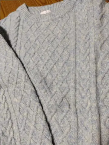 새상품 스웨터 루즈핏 M 4개 (연한 스카이블루 3개, 연보라 1개)