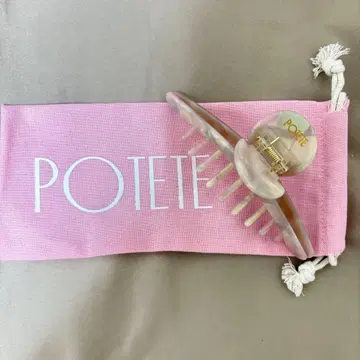 [ 새상품 미사용 ] POTETE 핑크 헤어 클립