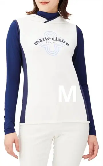 [ M ] 마리끌레르 베스트 UV 컷 접촉 냉감 베스트+이너 셔츠 세트