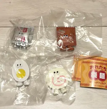 우리들 봉지라면 마스코트 피규어 4종 세트